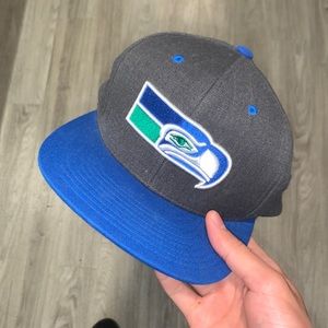 Mitchell & Ness Seahawks flat bill hat!